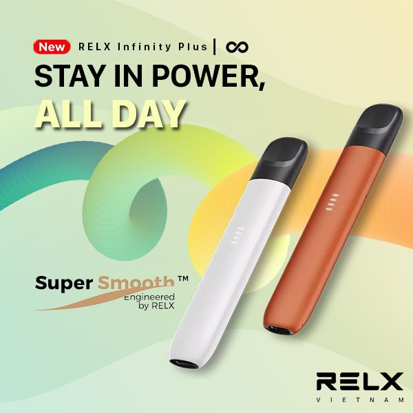Banne RELX Infinity Plus mobile , RELX Phantom mobile, RELX Infinity vn mobile